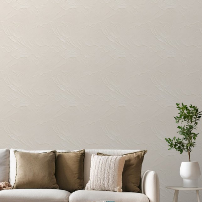 Minimalistisch neutraal beige patroon behang (Creator heeft geüpload)