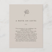 Minimalistisch neutraal forenscheut informatiekaartje (Voorkant)