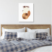 Minimalistisch neutraal gekleurde Cowboy Pet Canva Canvas Afdruk (Insitu (Slaapkamer))