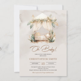 Minimalistisch neutraal kinderkamer hoek tropisch  kaart