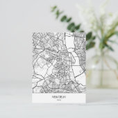 minimalistisch New Delhi India Briefkaart (Staand voorkant)