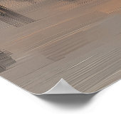 Minimalistisch New York Skyline Poster – Zachte To (Hoek)