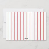 Minimalistisch niet-fotofeest feestdagenkaart (Achterkant)