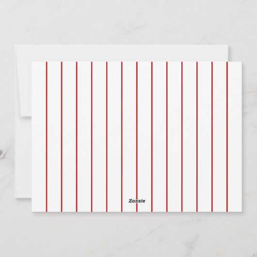 Minimalistisch niet-fotofeest feestdagenkaart (Achterkant)