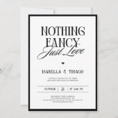 Minimalistisch Niets bijzonders Gewoon liefde Uitn Kaart (Voorkant)