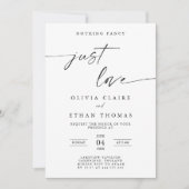 Minimalistisch niets Fancy, hou gewoon van Casual  Kaart (Voorkant)