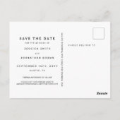 Minimalistisch niets Fancy houdt gewoon van sparen Briefkaart (Achterkant)