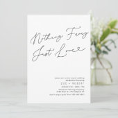 Minimalistisch niets Fancy Net Love Photo QR Code Kaart (Staand voorkant)