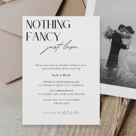Minimalistisch Niets Gekunsteld Alleen Liefde Foto Kaart