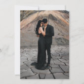 Minimalistisch, nog lang en gelukkig na een bruilo kaart (Achterkant)