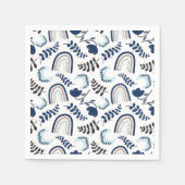 Minimalistisch Noords patroon Servet (Voorkant)