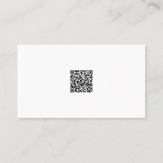 Minimalistisch notaris openbare QR code sociale me Visitekaartje (Achterkant)