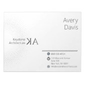 Minimalistisch Notitieblok van een modern architec (Voorkant)