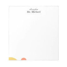 Minimalistisch Notitieblok voor Docenten