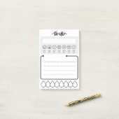 Minimalistisch Notitieblok voor takenlijst Post-it® Notes (Op bureau)