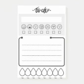 Minimalistisch Notitieblok voor takenlijst Post-it® Notes (Voorkant)