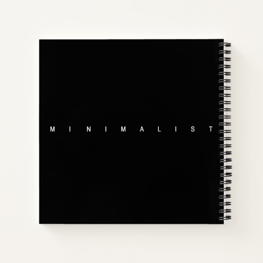 minimalistisch notitieboek (Achterkant)