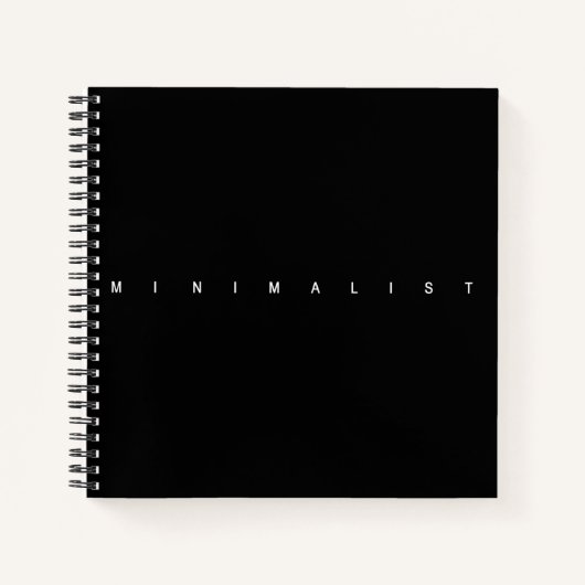minimalistisch notitieboek (Voorkant)