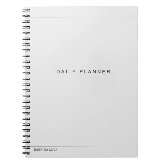 minimalistisch Notitieboek (Voorkant)