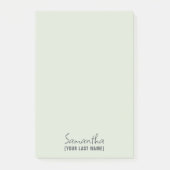 Minimalistisch Notitieboek voor Vrouwen | Stofacht Post-it® Notes (Voorkant)