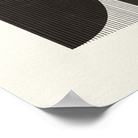 Minimalistisch object 02-Poster Poster (Hoek)