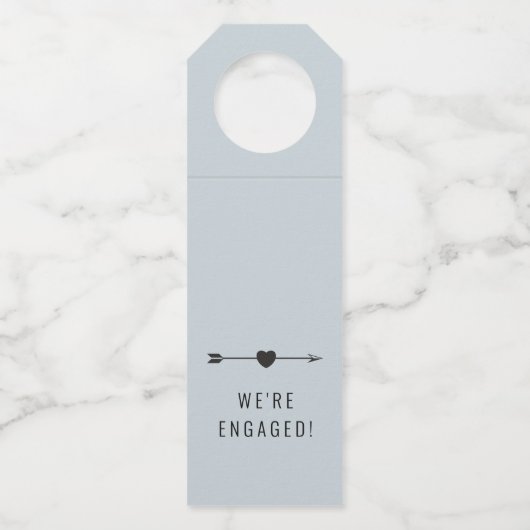 Minimalistisch | Ocean Engagement | Fleshanglabel Flessenhanger (Voorkant)