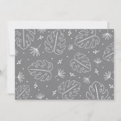 Minimalistisch Oerwoud Safari Kaart (Achterkant)