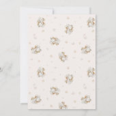 Minimalistisch Oh Boy Elephant Brown Baby shower Kaart (Achterkant)