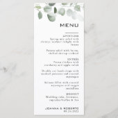 Minimalistisch olievloeistof voor eucalyptus Forme Menu (Voorkant)