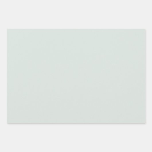 Minimalistisch Olijf Salie Groen Effen Kleur Inpakpapier Vel (Voorkant 3)