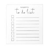 Minimalistisch om lijst te doen notitieblok (Voorkant)