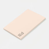 Minimalistisch om lijst uit te voeren post-it® notes (Schuin)