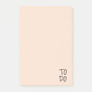 Minimalistisch om lijst uit te voeren post-it® notes