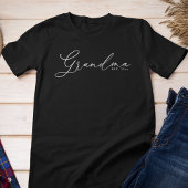 Minimalistisch Oma Script Vastgestelde datum Tri-Blend Shirt