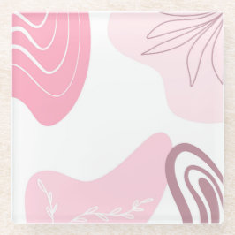 Minimalistisch Onderzetter patroonglas