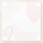 Minimalistisch Onderzetter patroonglas (Achterkant)