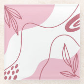 Minimalistisch Onderzetter patroonglas (Voorkant)