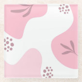 Minimalistisch Onderzetter patroonglas (Voorkant)