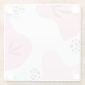 Minimalistisch Onderzetter patroonglas (Achterkant)