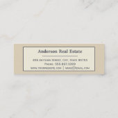 Minimalistisch onroerend goed 📸 Photo Template Bu Mini Visitekaartje (Achterkant)