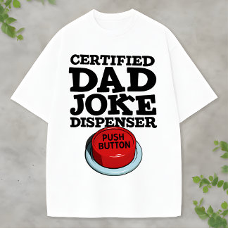 Minimalistisch ontwerp: druk op de knop Graphic Te T-shirt