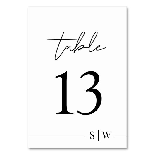 Minimalistisch ontwerp | Elegante en moderne bruil Kaart (Achterkant)