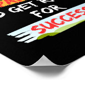 Minimalistisch ontwerp en sterk typografisch Poste Poster (Hoek)