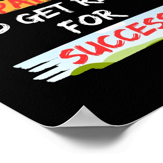 Minimalistisch ontwerp en sterk typografisch Poste Poster (Hoek)