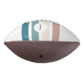 Minimalistisch ontwerp in pastelkleuren american football (Gedraaid 270)