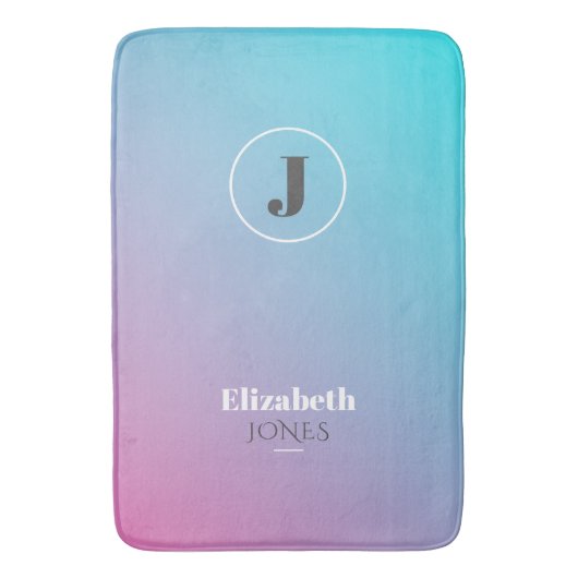 Minimalistisch ontwerp in pastelkleuren badmat (Voorkant Verticaal)