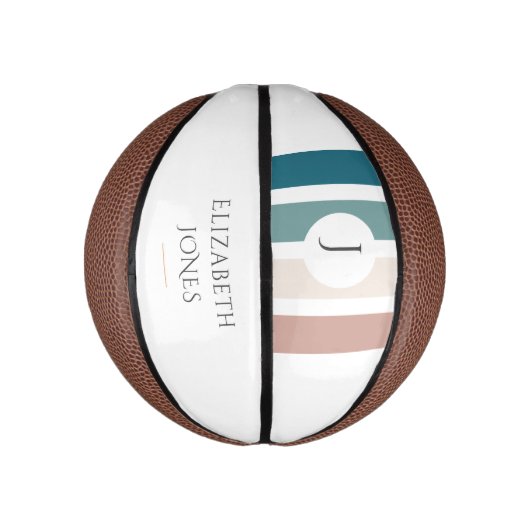 Minimalistisch ontwerp in pastelkleuren basketbal (Verticaal)