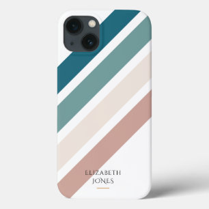 Minimalistisch ontwerp in pastelkleuren Case-Mate iPhone case