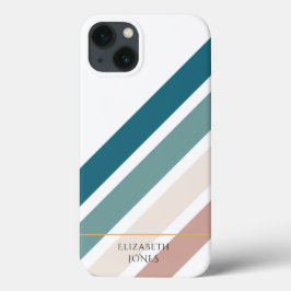 Minimalistisch ontwerp in pastelkleuren Case-Mate iPhone case