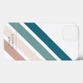 Minimalistisch ontwerp in pastelkleuren Case-Mate iPhone case (Achterkant (horizontaal))
